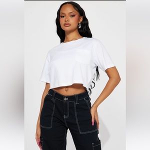 NWOT Crop Tee